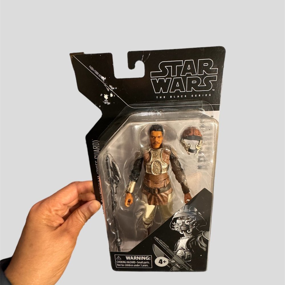 Star Wars Black series Lando Calrissian 6 inch new sealed skiff guard